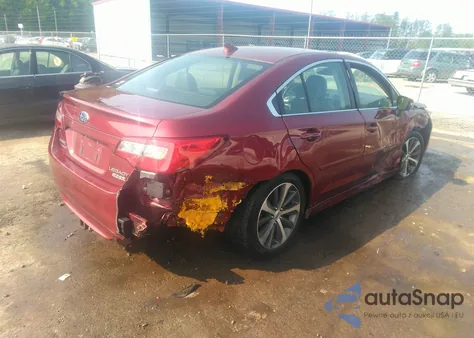 2016 Subaru Legacy 2.5I Limited z USA, uszkodzony, nr VIN 4S3BNAN68G3029123